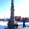 23 февраля 2021 года на центральной площади п. Михайловский состоялось возложение цветов к  обелиску Славы советского народа – победителя в Великой Отечественной войне 1941-1945 г.г..